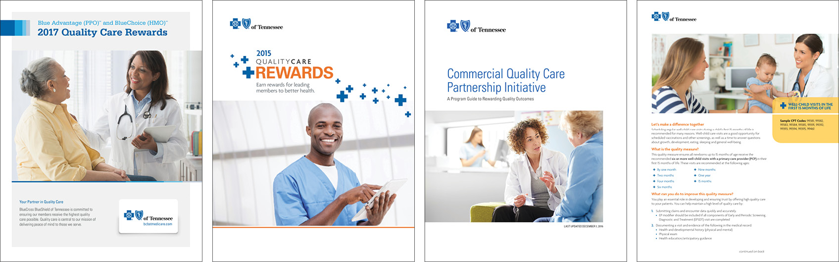 Before – same source, no shared visual language